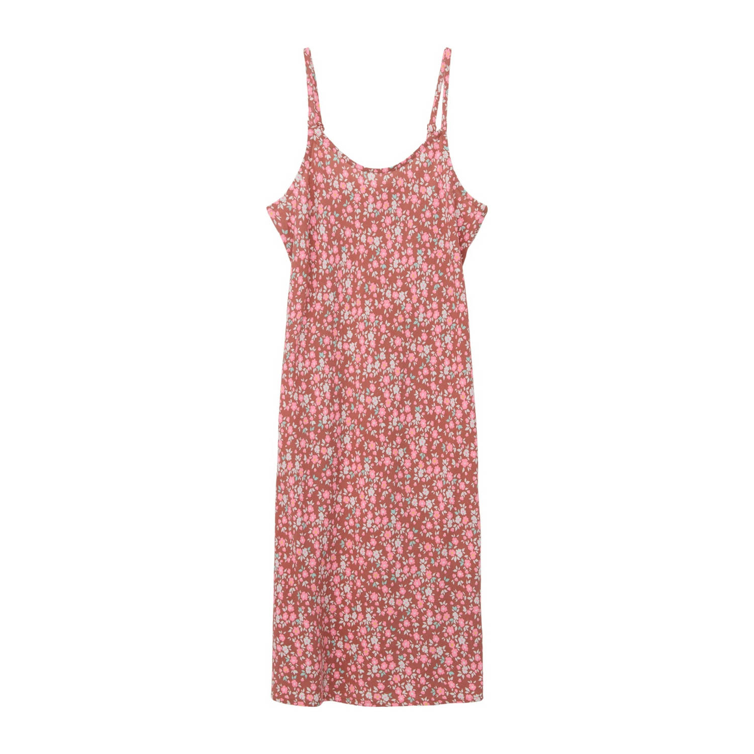 S.Oliver gebloemde jurk rood multi Meisjes Viscose Ronde hals Bloemen 152