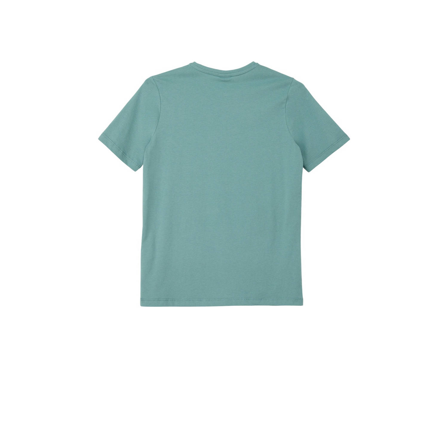 s.Oliver T-shirt met tekst blauw