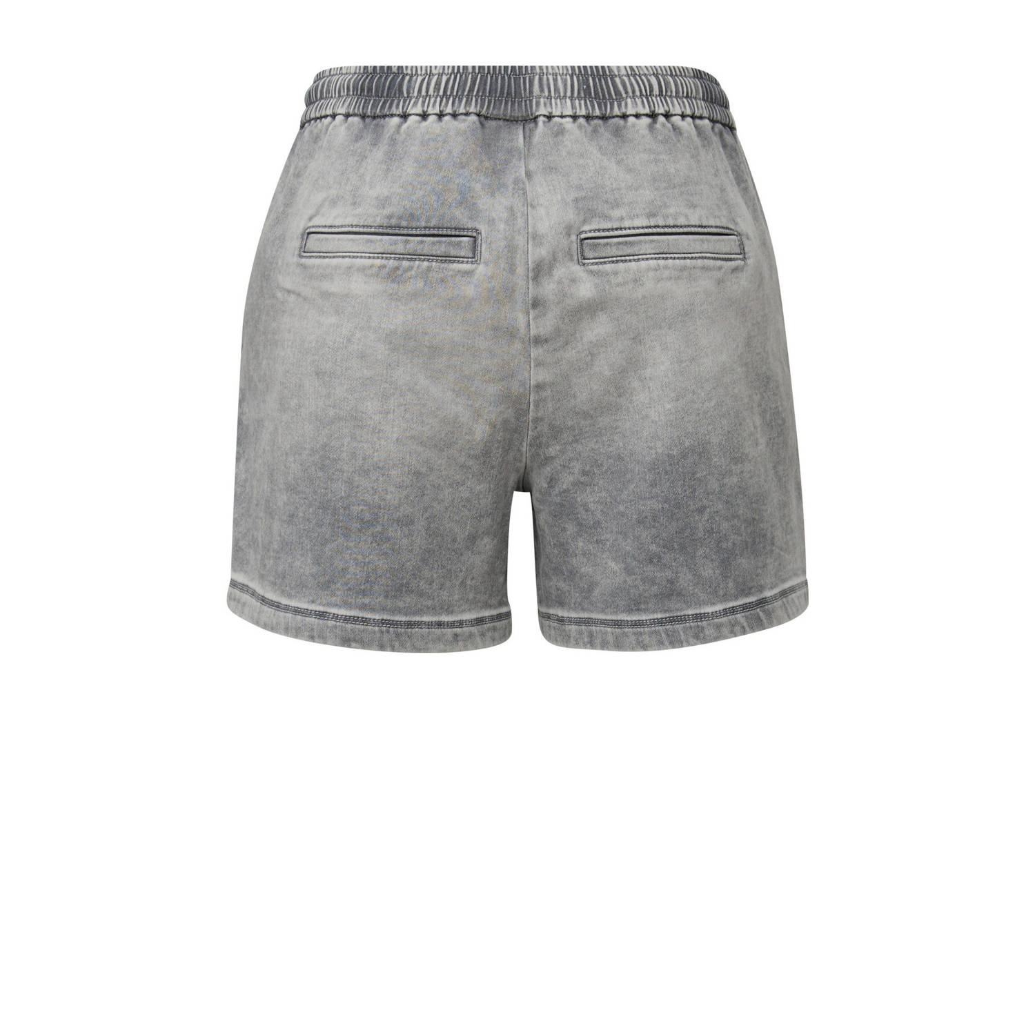 Q S by s.Oliver loose fit denim short grey denim