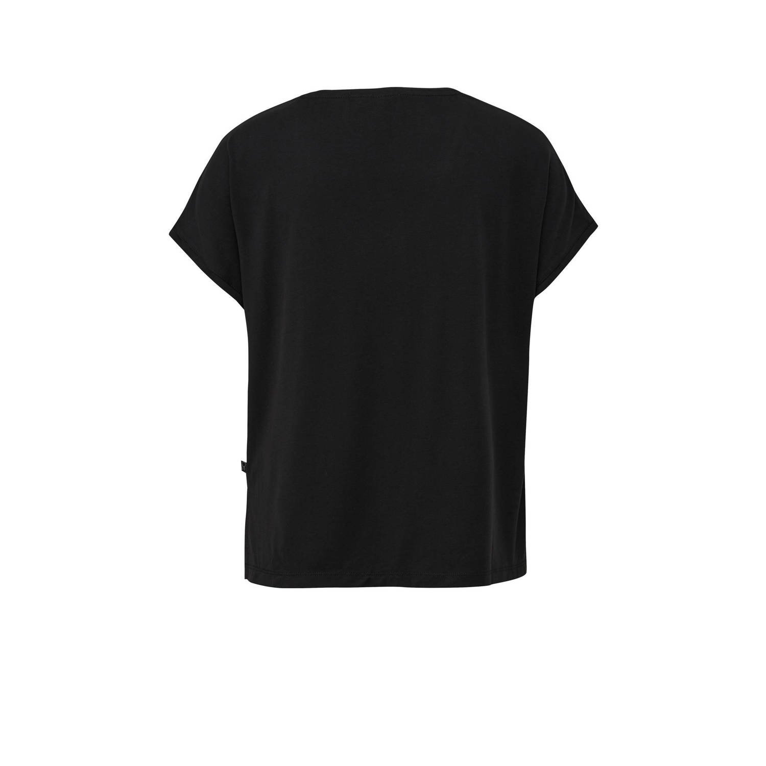 Q S by s.Oliver top zwart