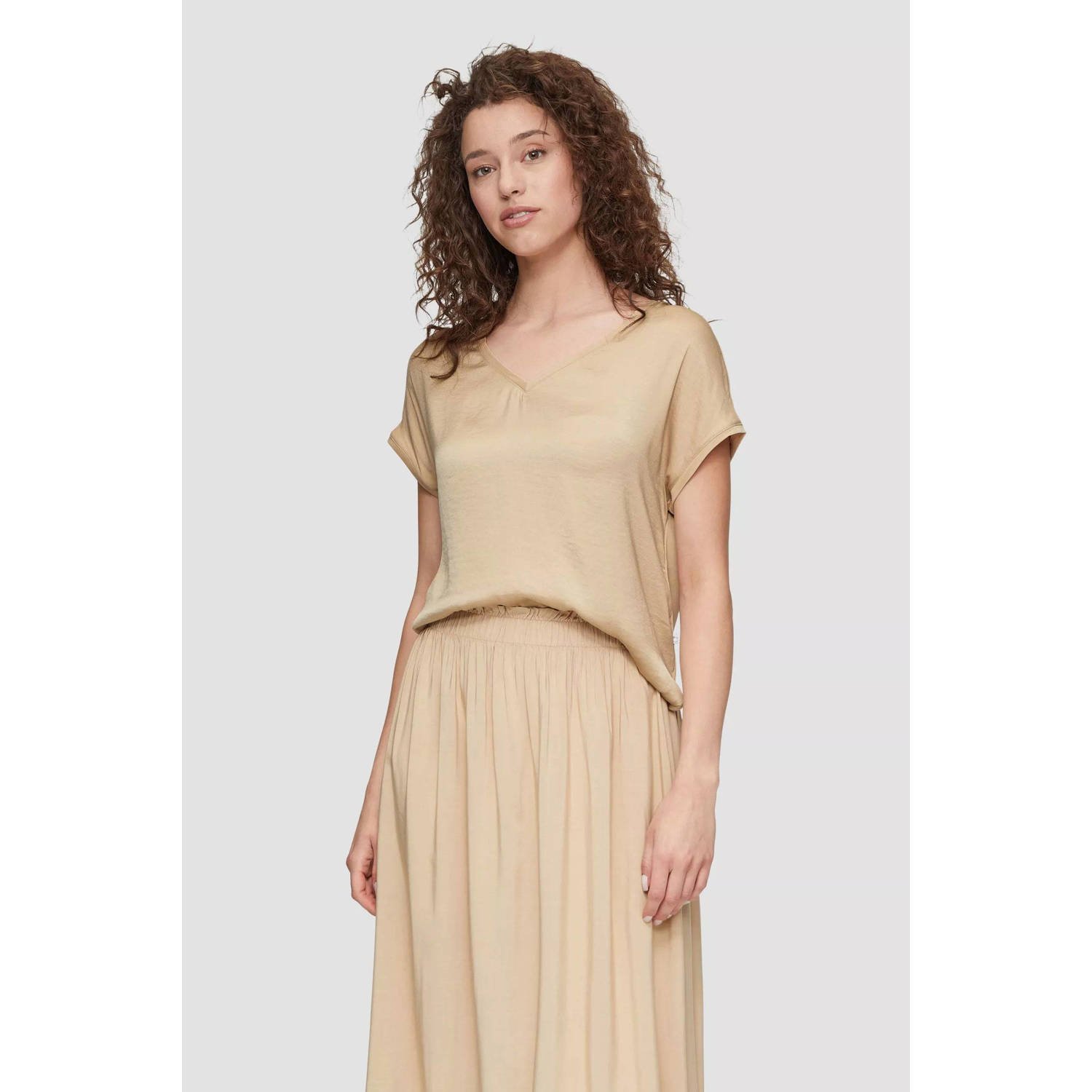 Q S by s.Oliver top beige
