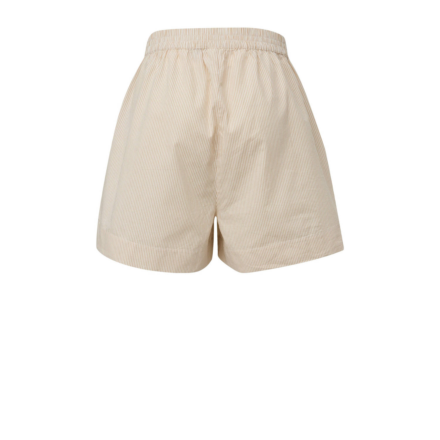 Q S by s.Oliver high waist loose fit short beige