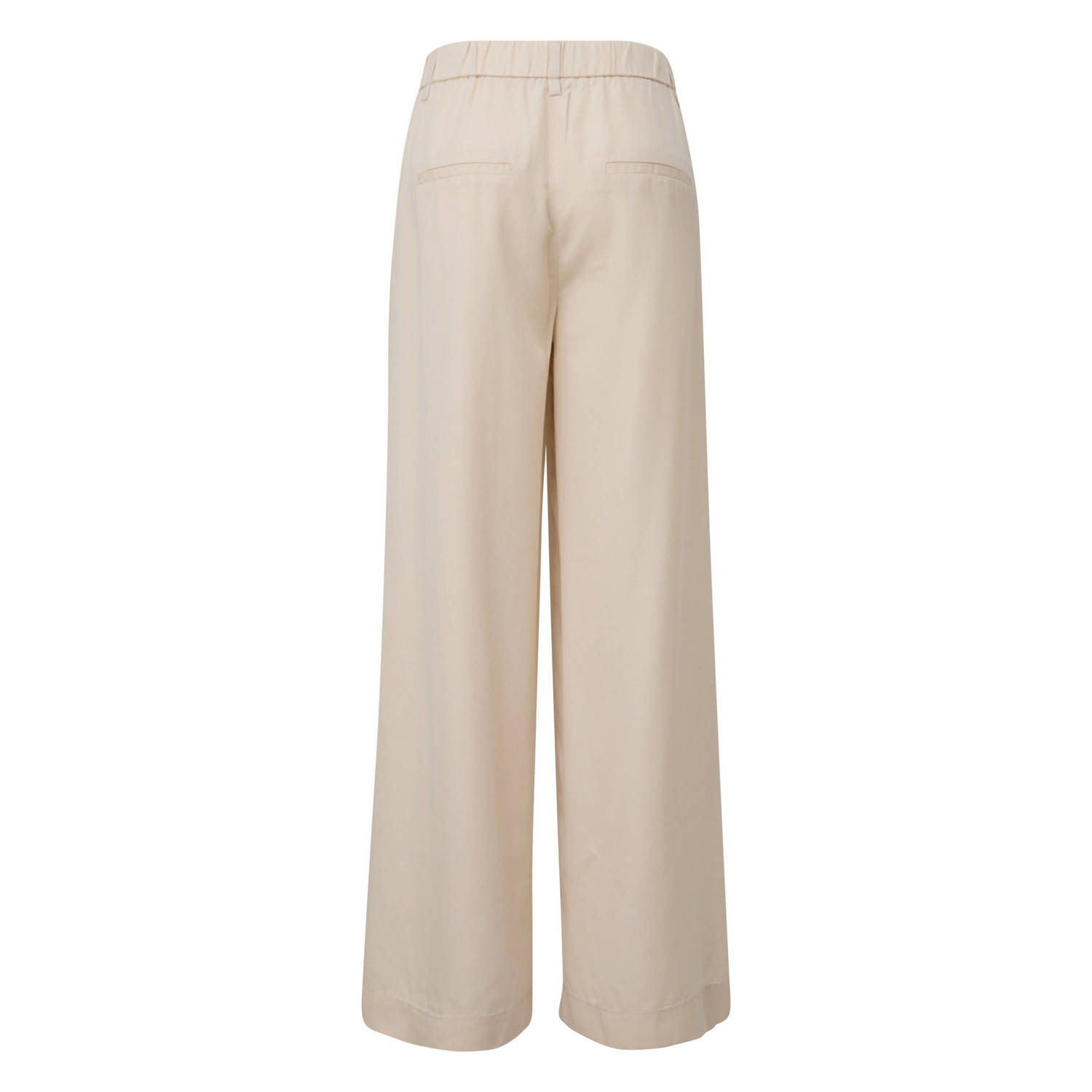 comma wide leg pantalon ecru