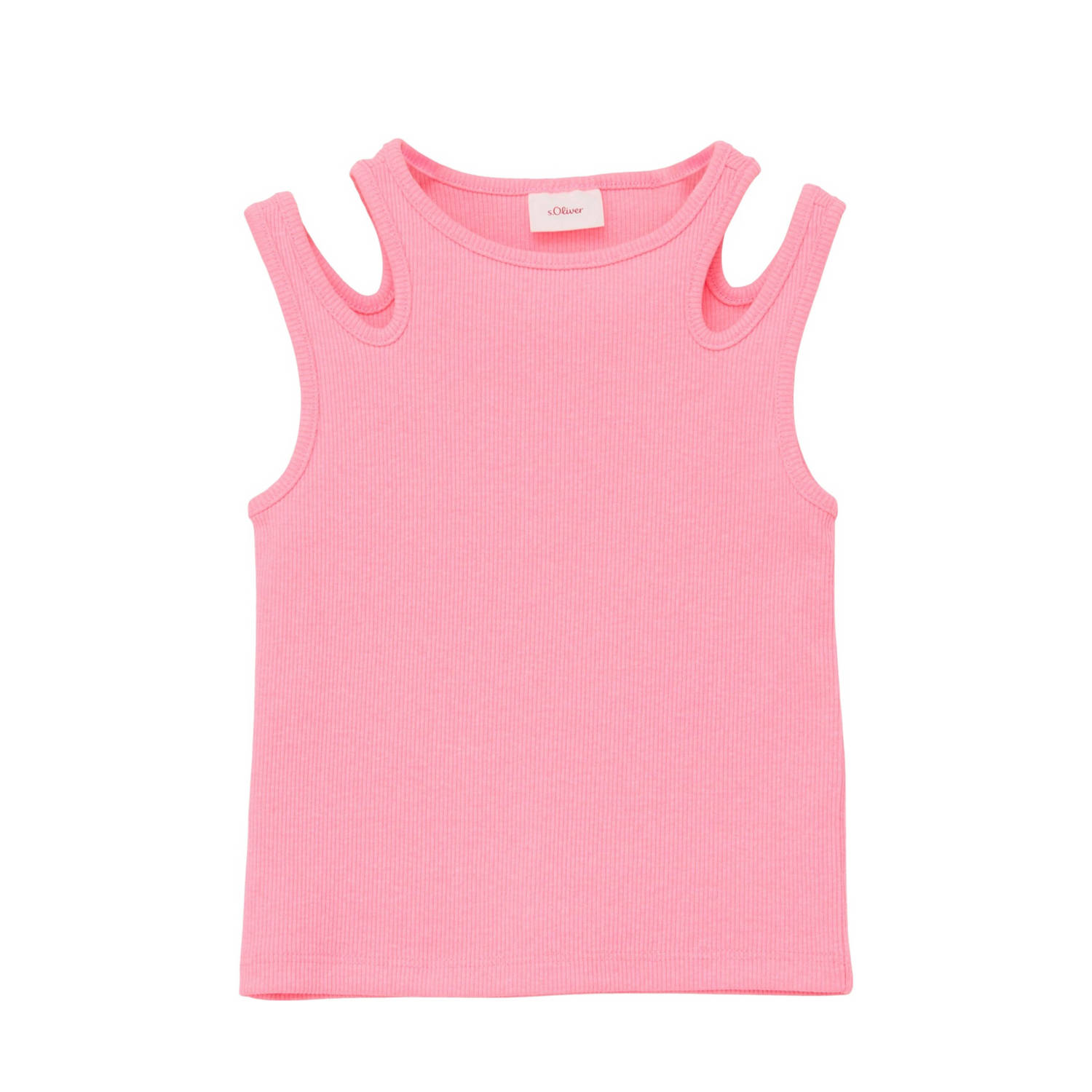 S.Oliver top roze Meisjes Polyester Ronde hals Effen 104 110