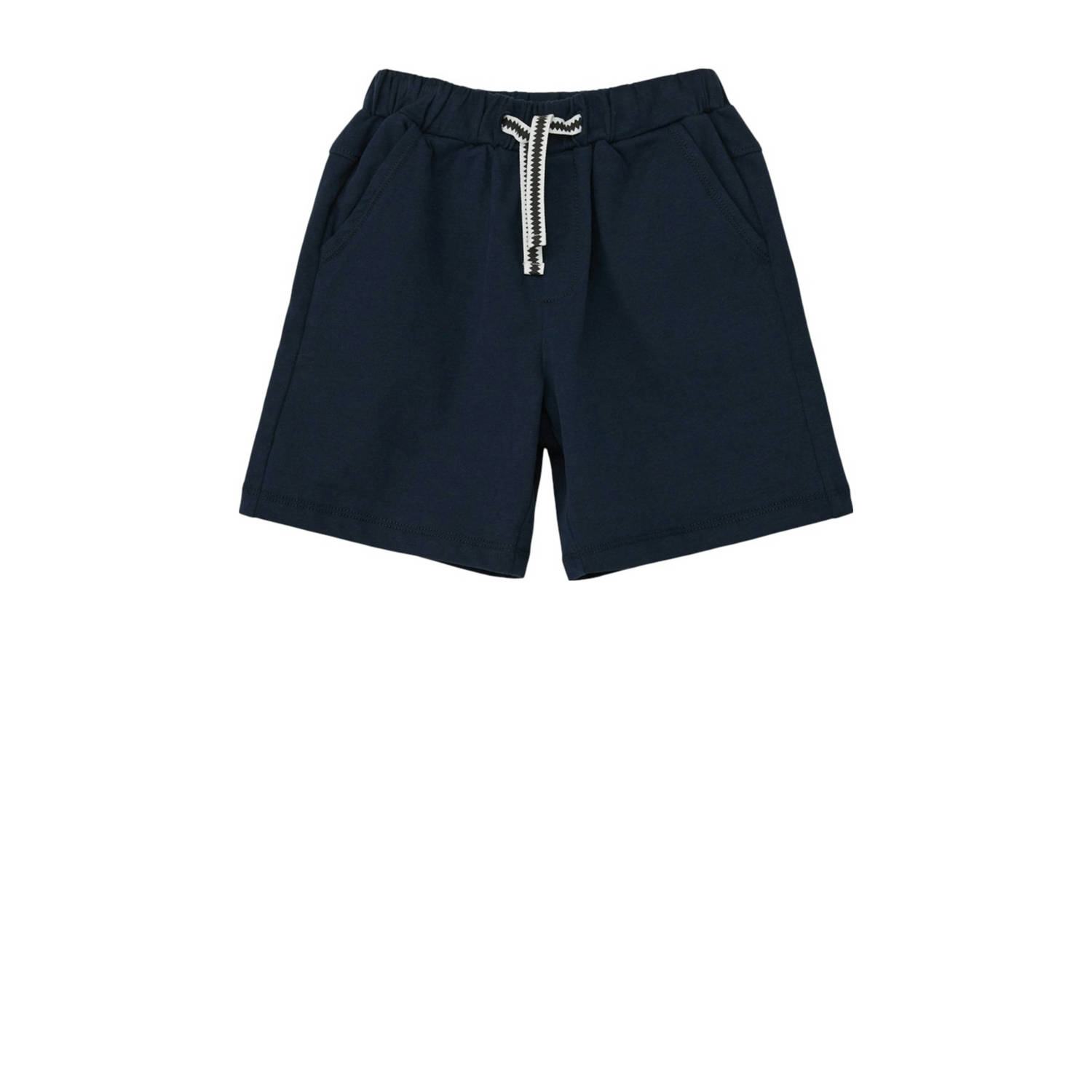 S.Oliver sweatshort donkerblauw Korte broek Effen 104