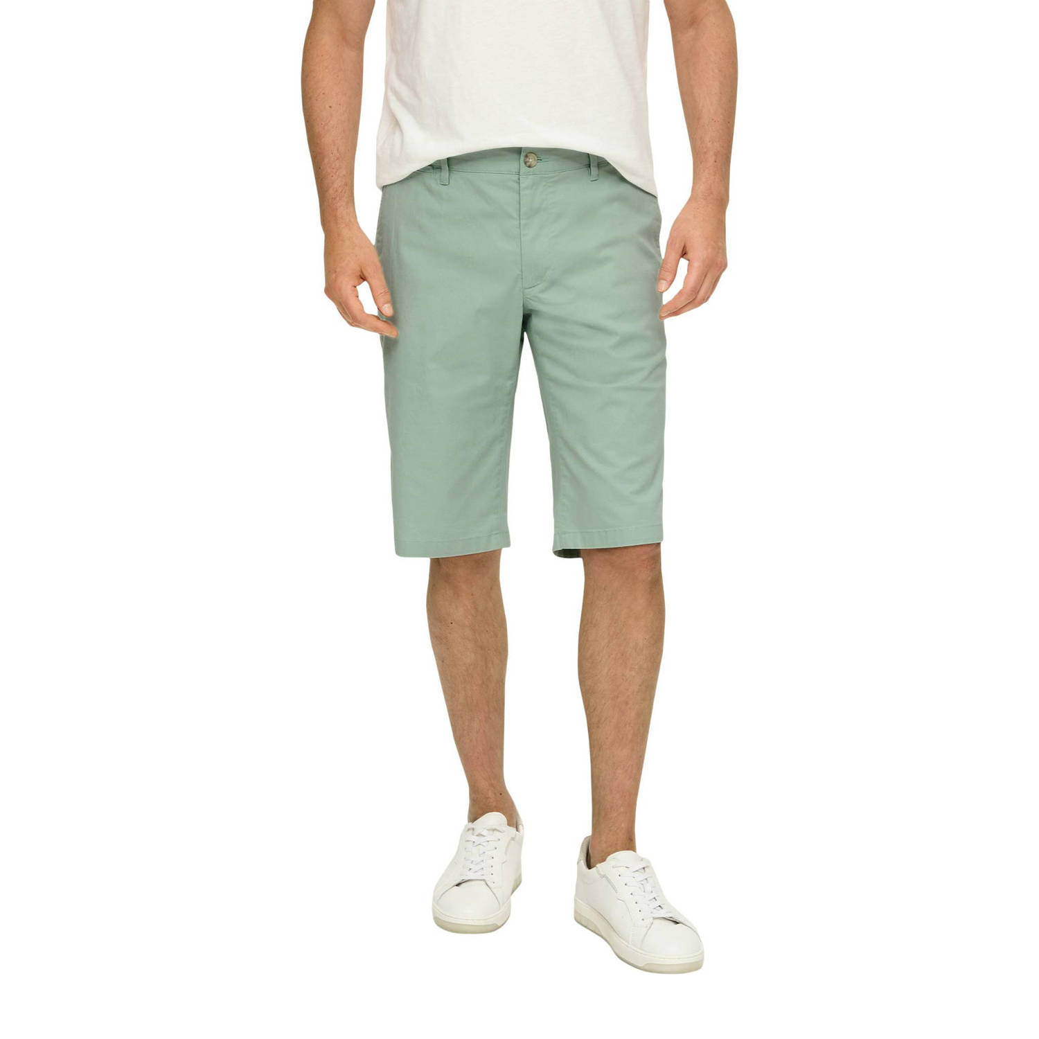 s.Oliver regular fit short groen