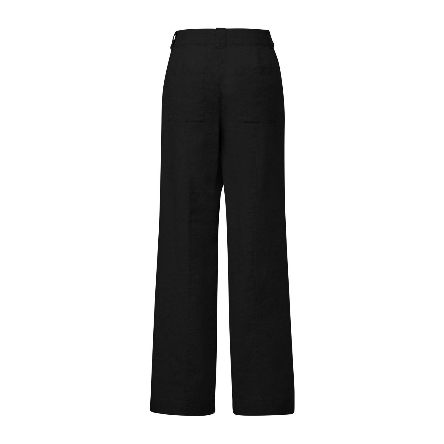 s.Oliver high waist straight fit pantalon zwart