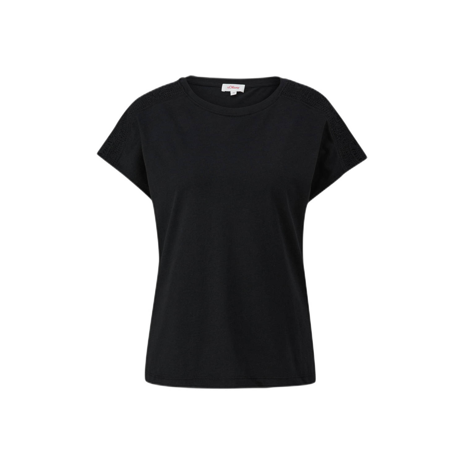 s.Oliver T-shirt zwart