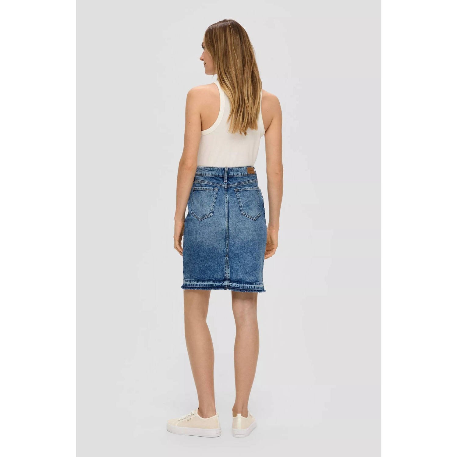 s.Oliver spijkerrok medium blue denim