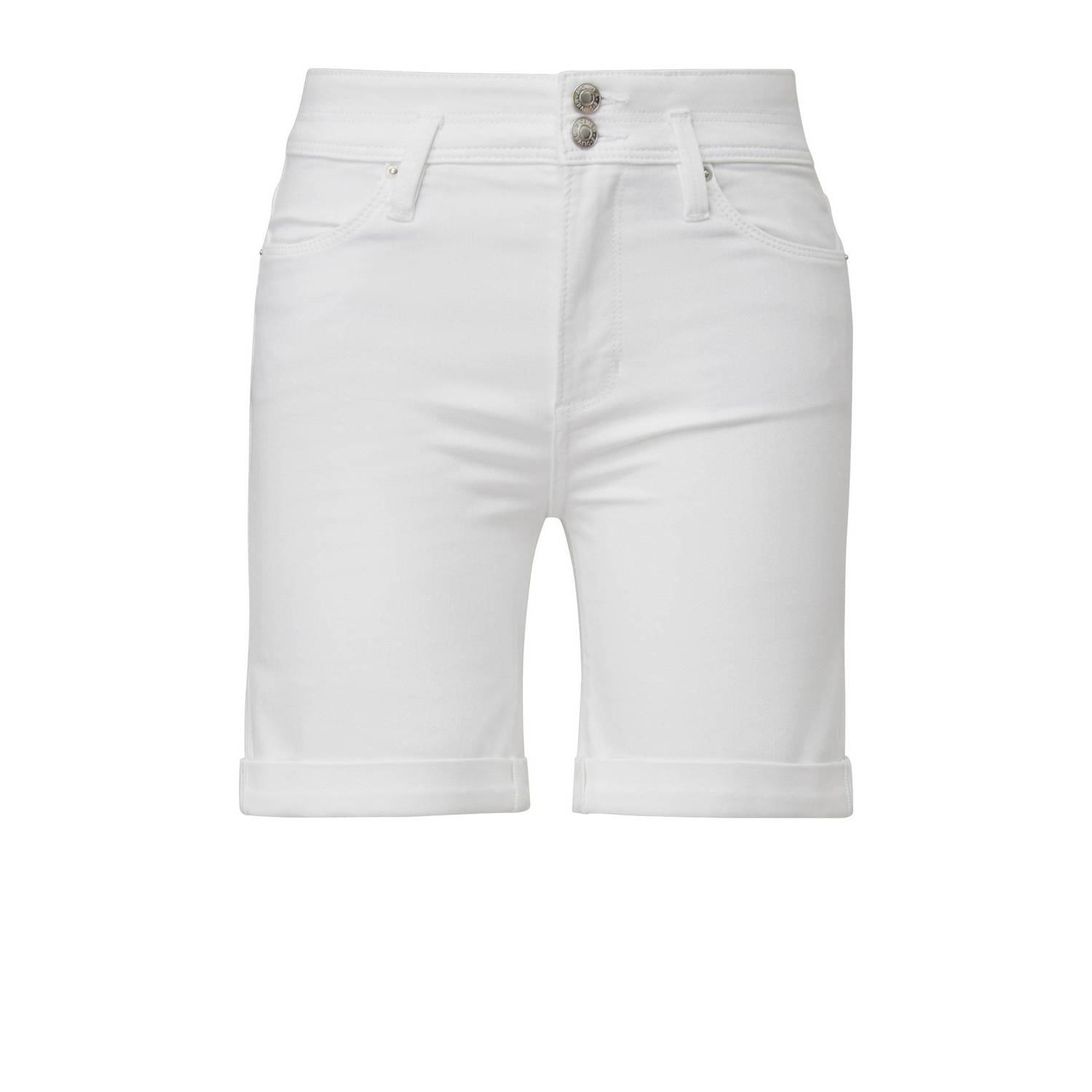 S.Oliver skinny denim short wit