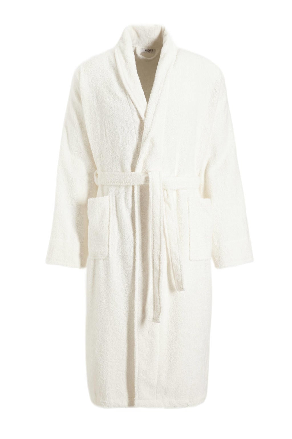 NOUS Living heren badstof badjas offwhite