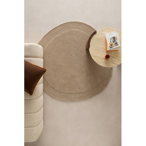 NOUS Living vloerkleed wol Spark (Ø160 cm) afbeelding