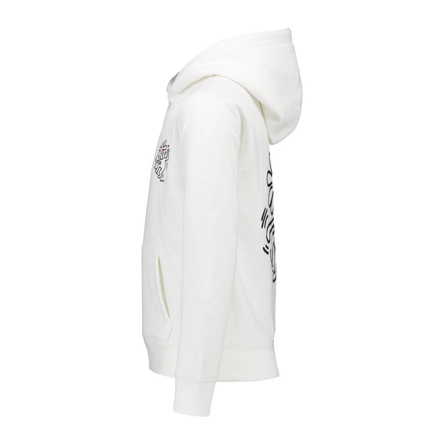 America Today hoodie met backprint wit