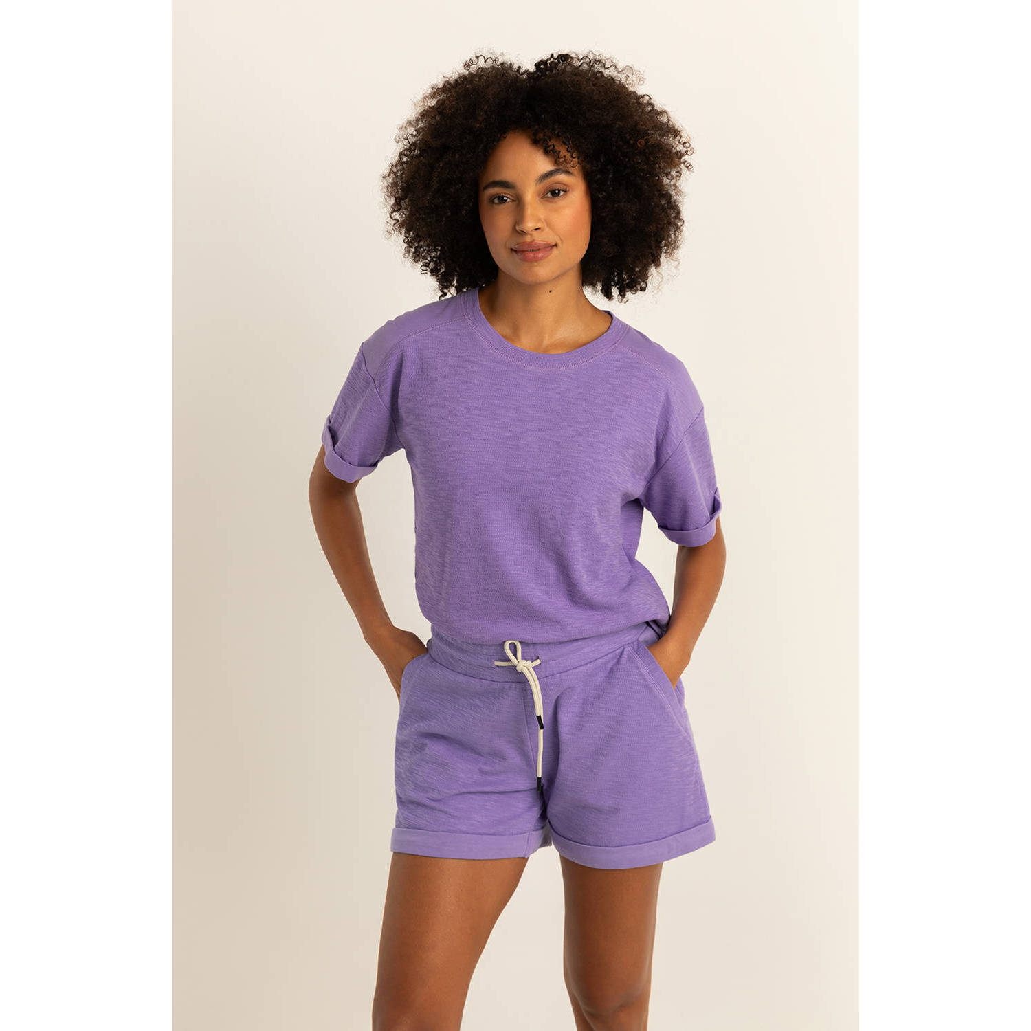 Expresso relaxed short paars