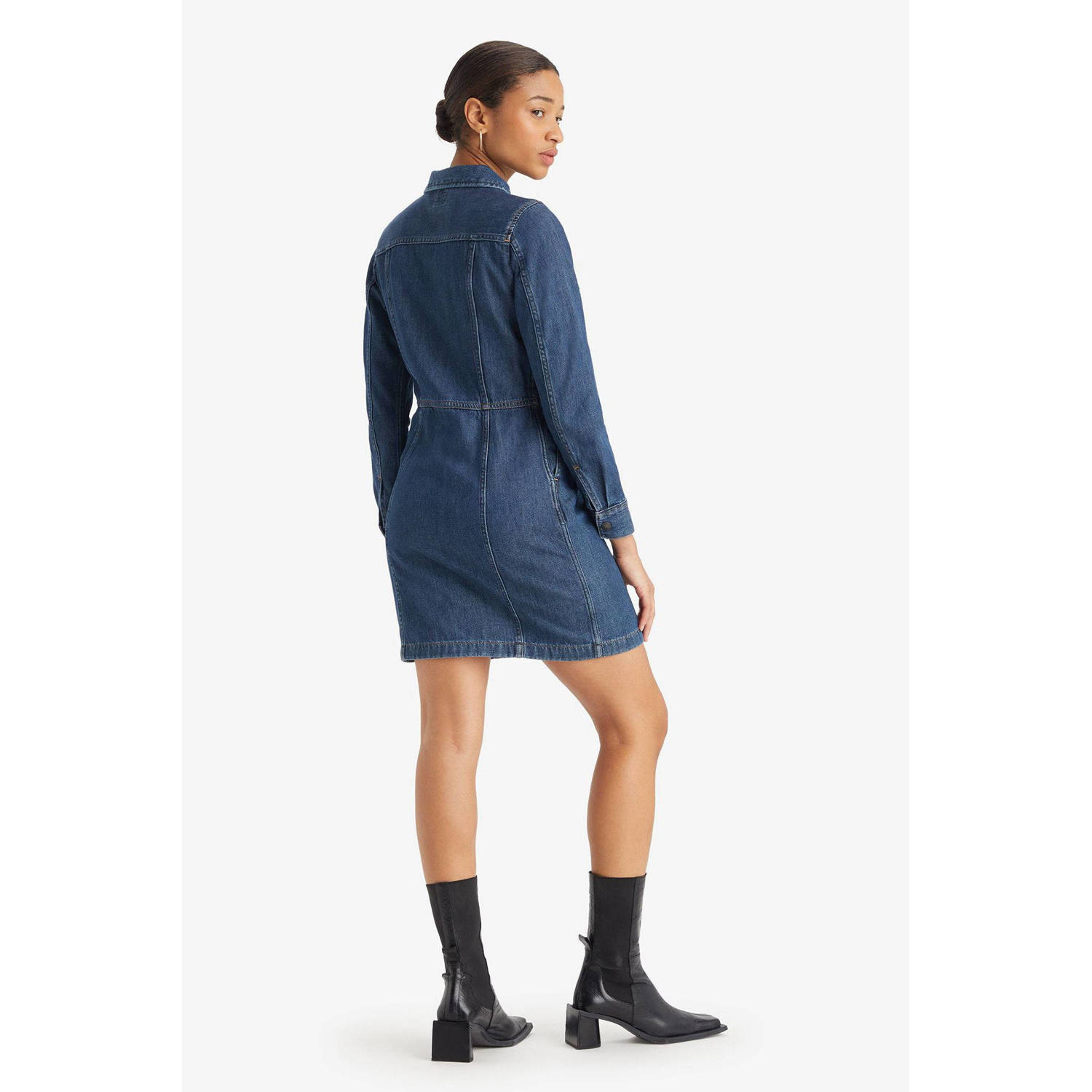 Levi's spijkerjurk medium blue denim
