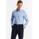 Anytime slim fit poplin overhemd lichtblauw