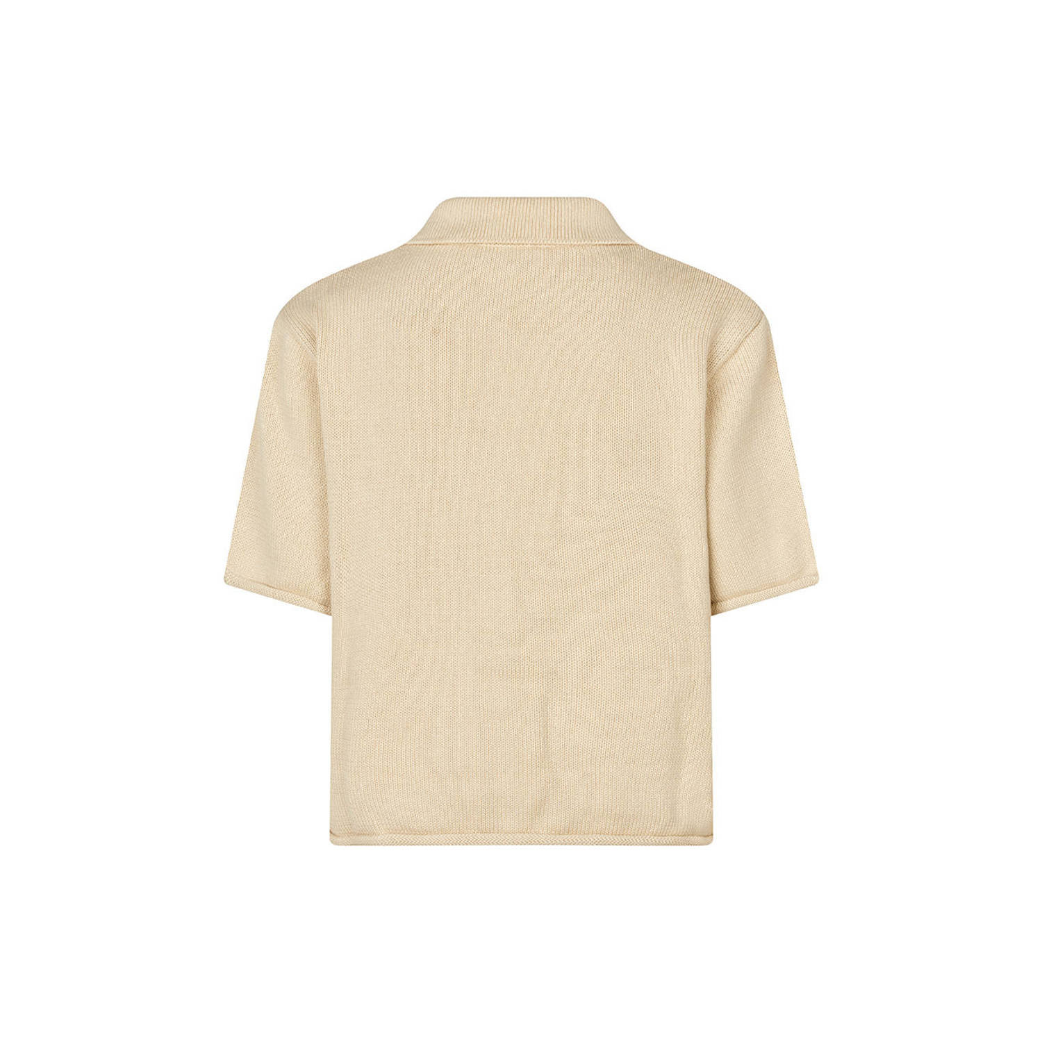 Modström gebreid vest Corbin zand