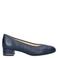 Ara Graz leren pumps met lage hak donkerblauw