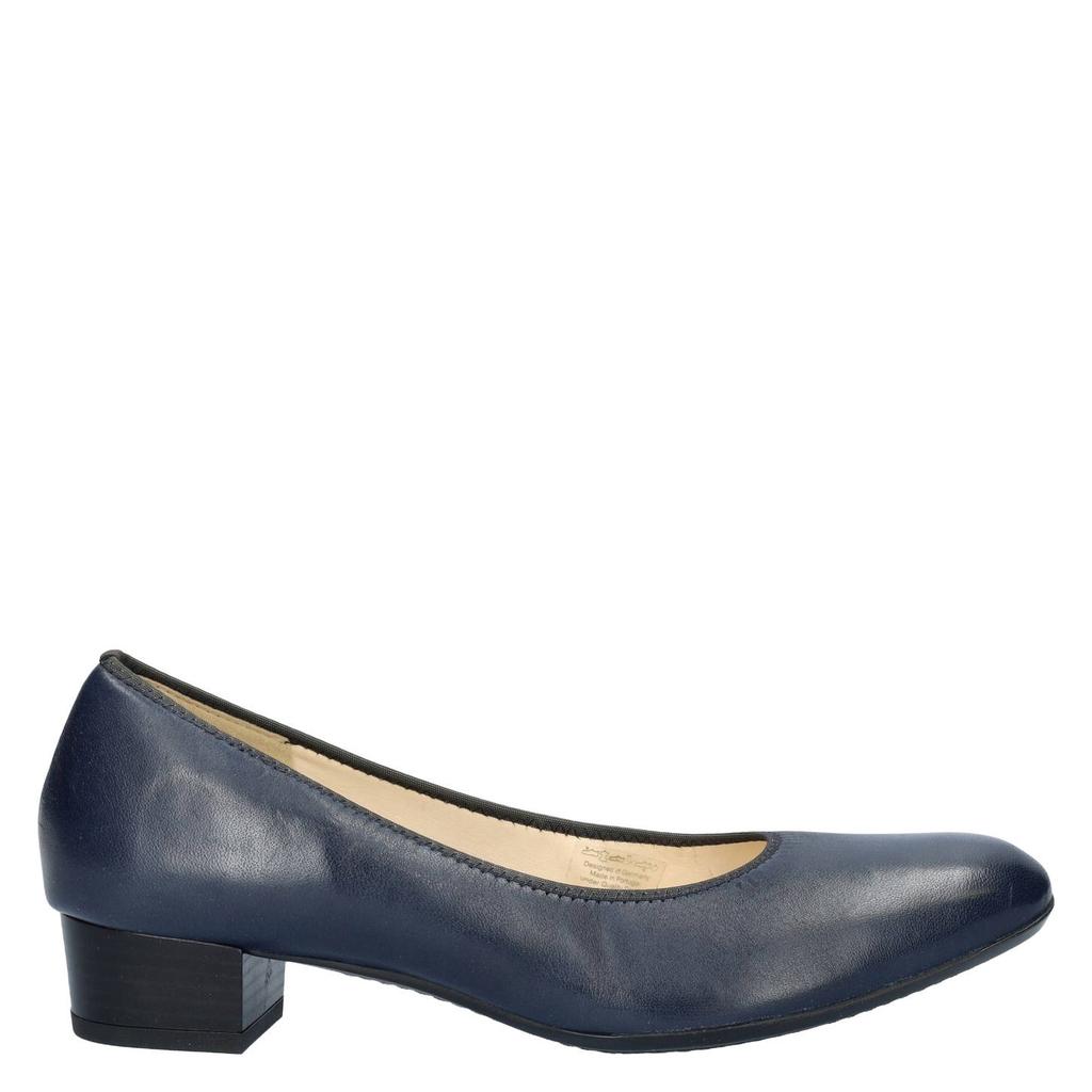 Donkerblauwe dames Ara Milano leren pumps