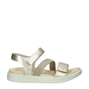 Flowt W  leren sandalen goud