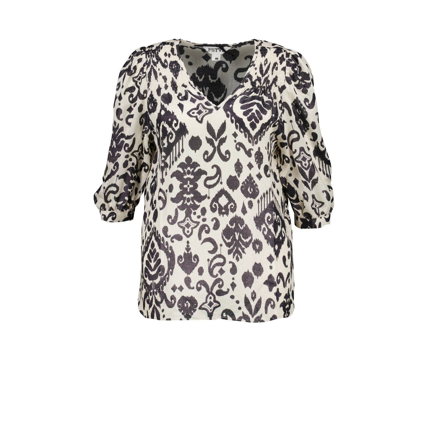 MS Mode blouse met all over print