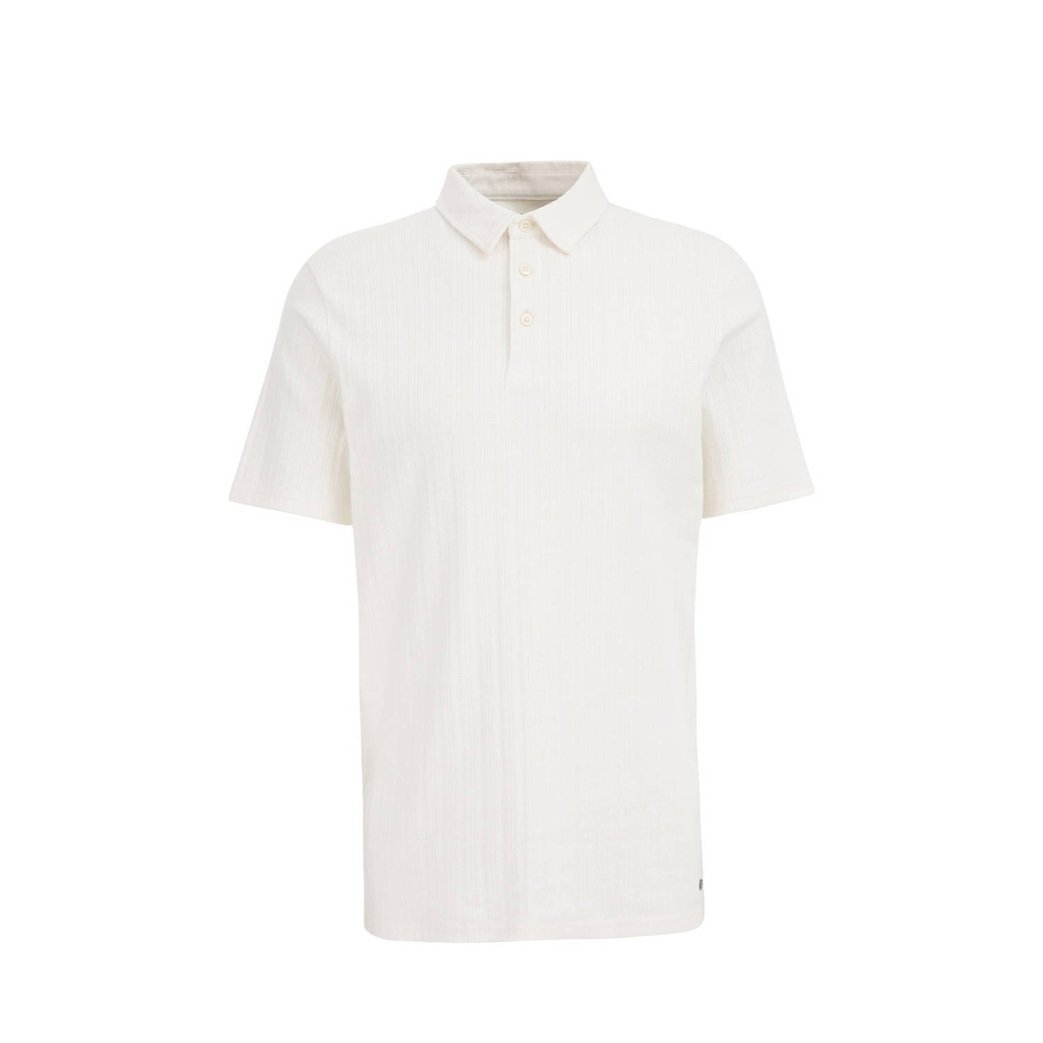 WE Fashion regular fit polo new ivory