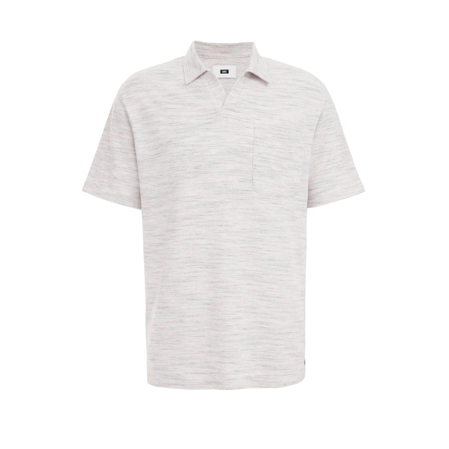 WE Fashion gemêleerde polo new ivory