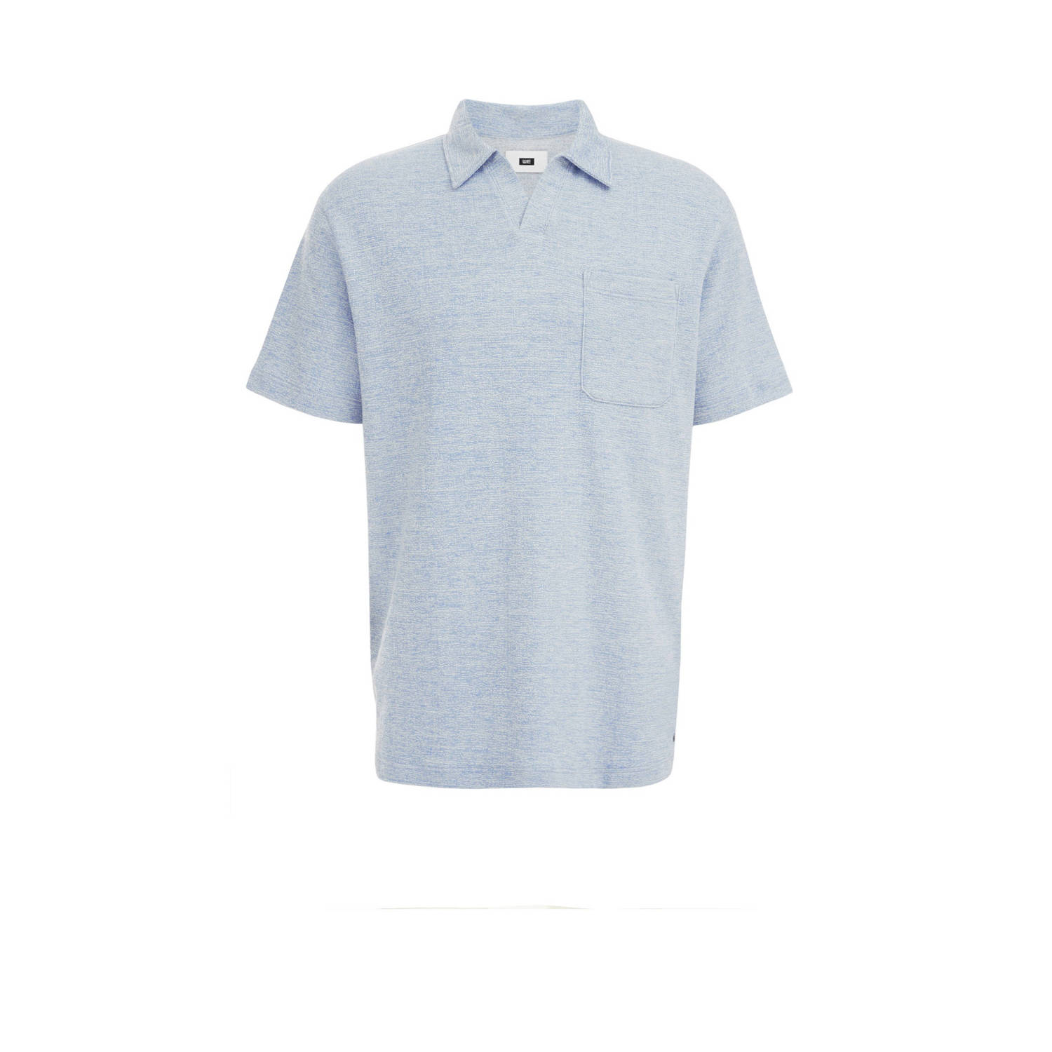 WE Fashion gemêleerde polo dusty blue