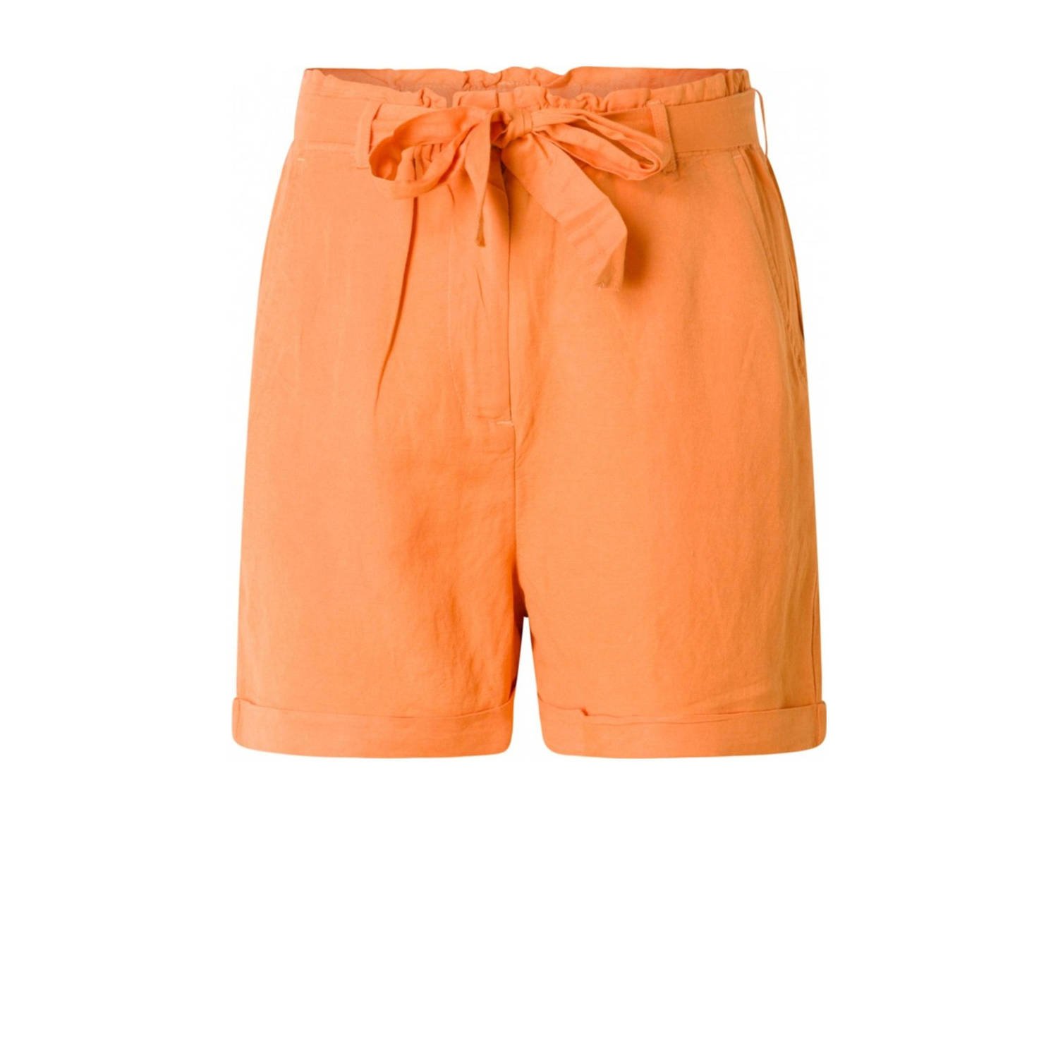 Yest high waist loose fit broek oranje