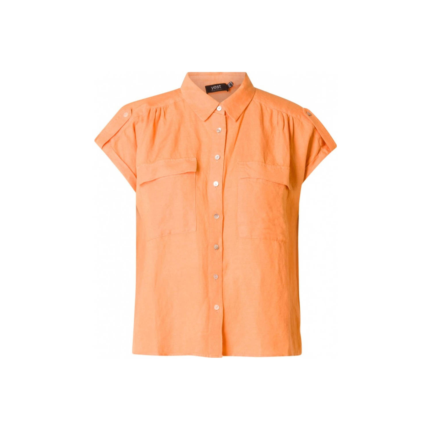 Yest blouse oranje