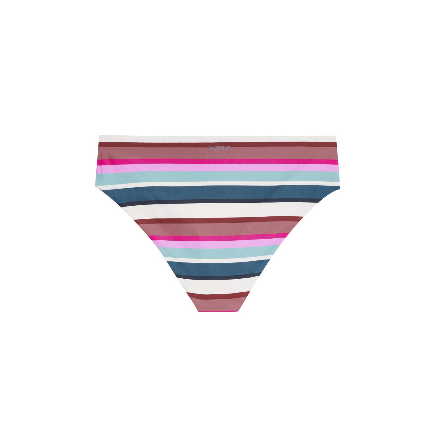 Protest hipster bikinibroekje MIXKIM roze wit blauw