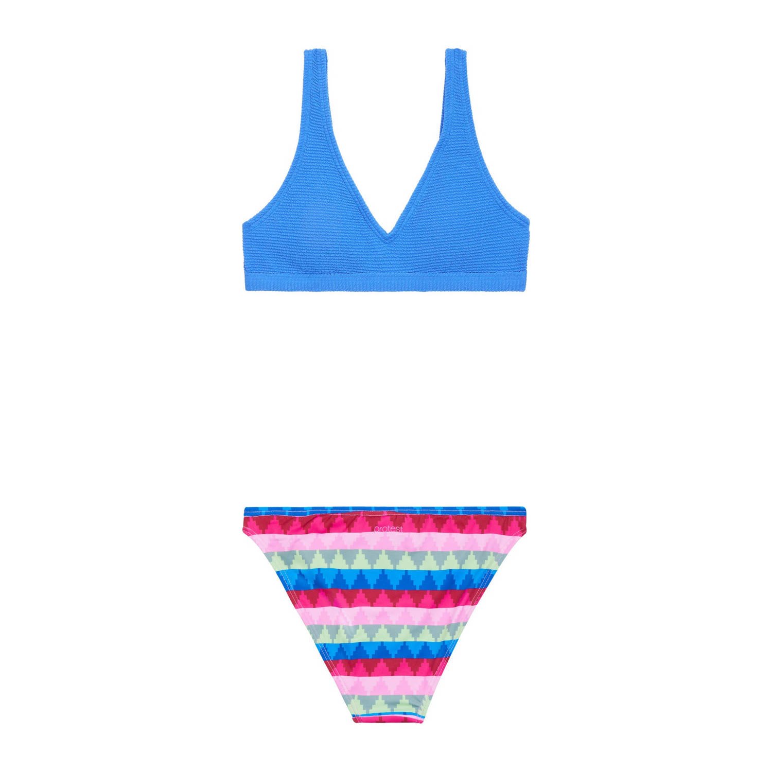 Protest crop bikini PRTCREEK JR blauw roze