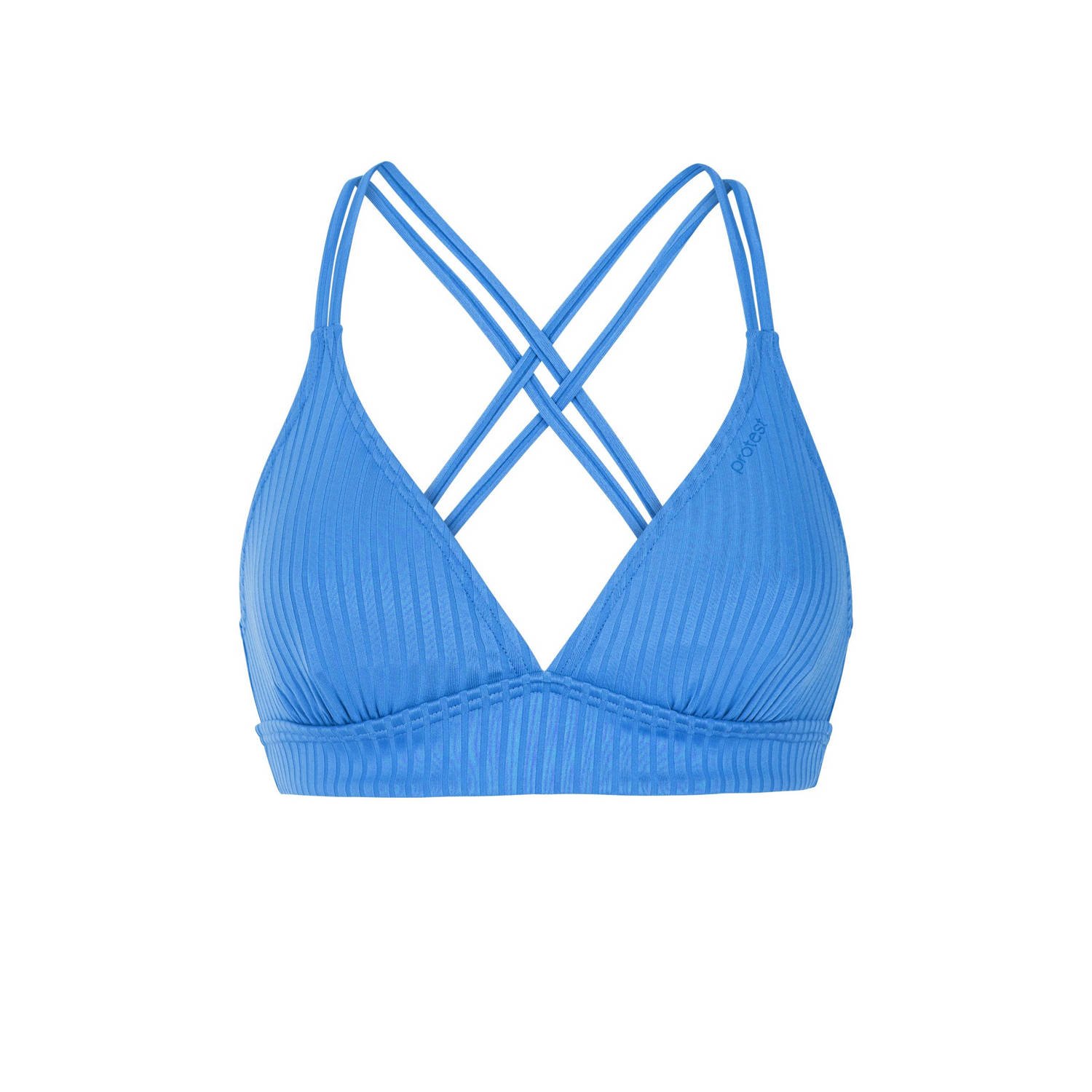 Protest voorgevormde triangel bikinitop MIXTUNE blauw