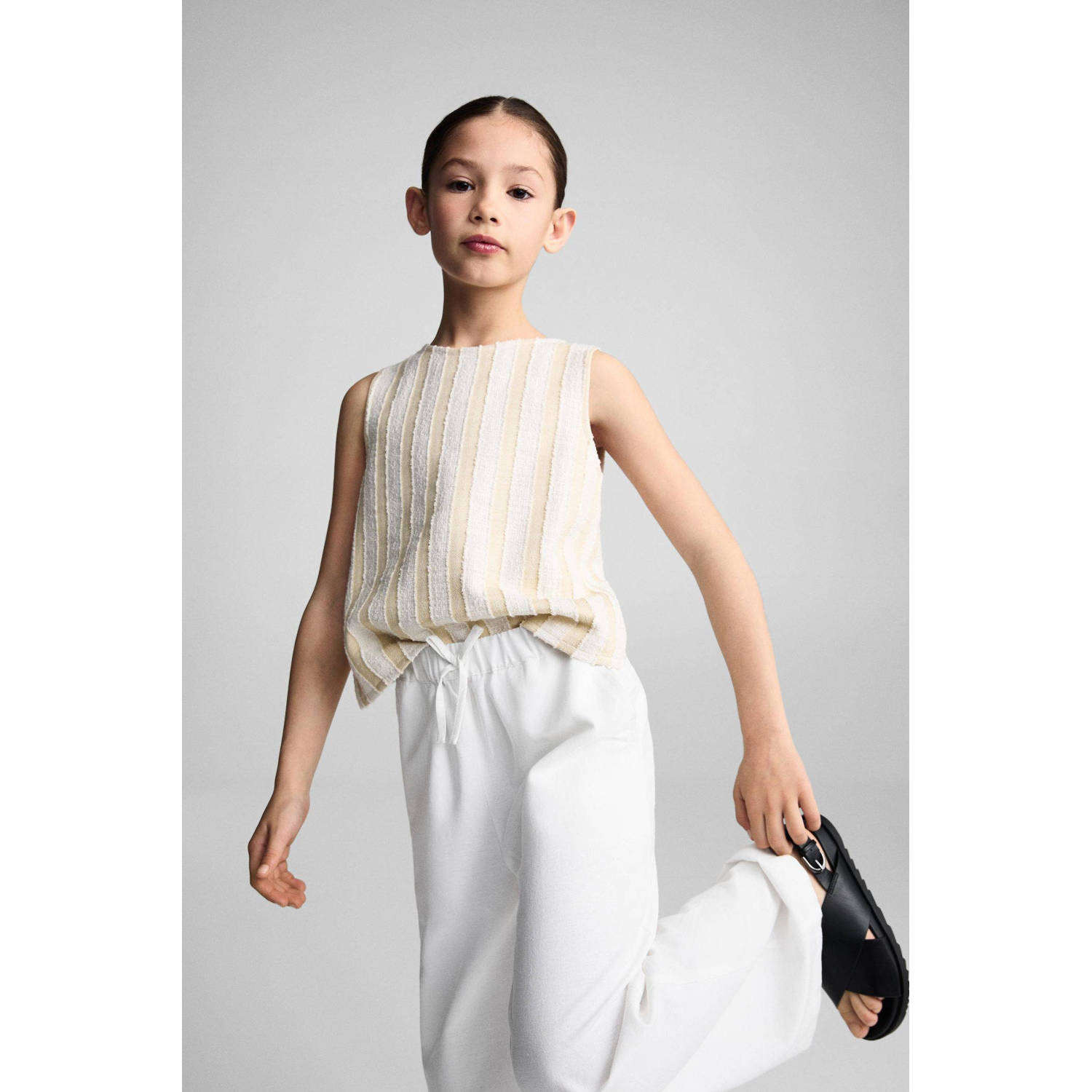 Mango Kids broek wit