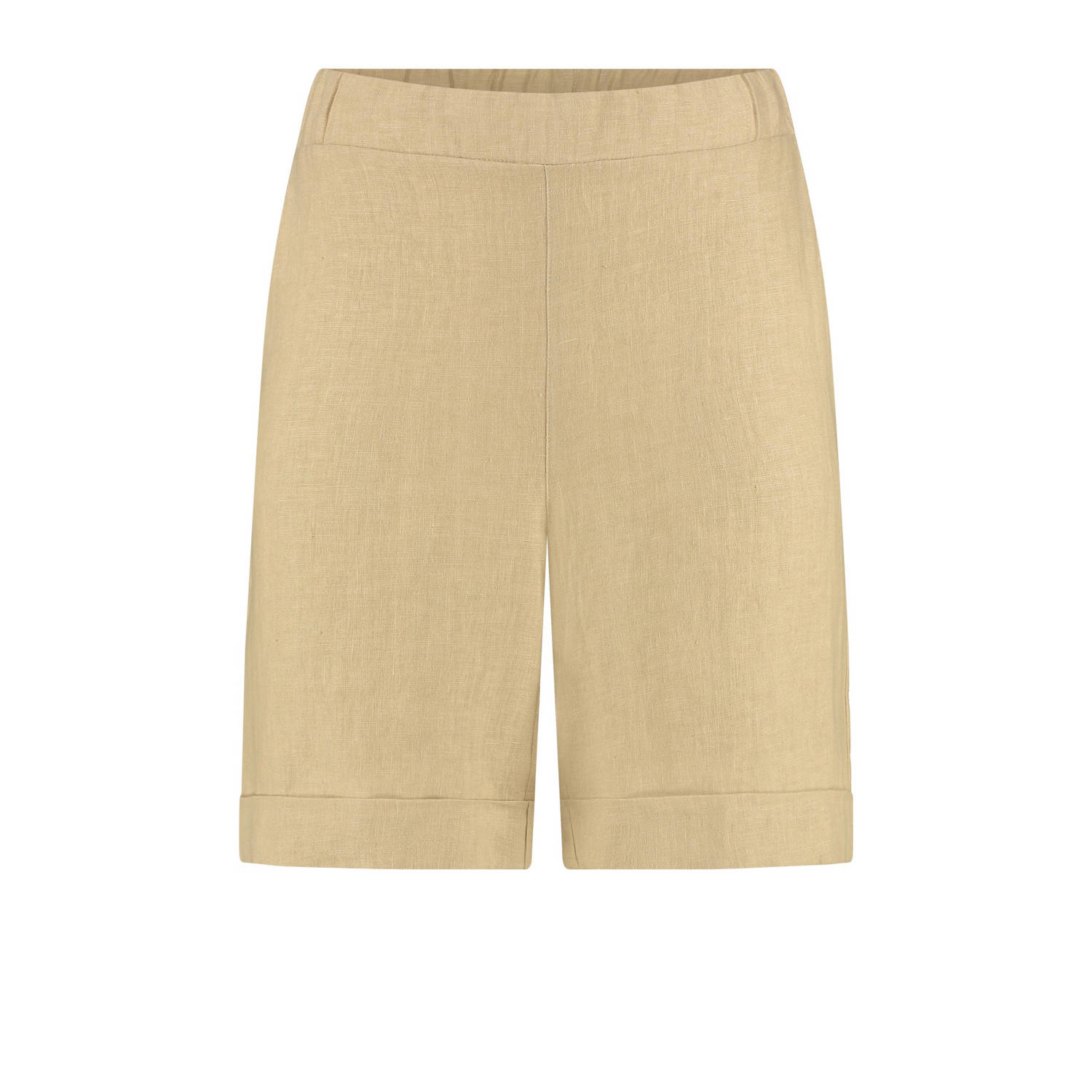 Claudia Sträter relaxed linnen short beige