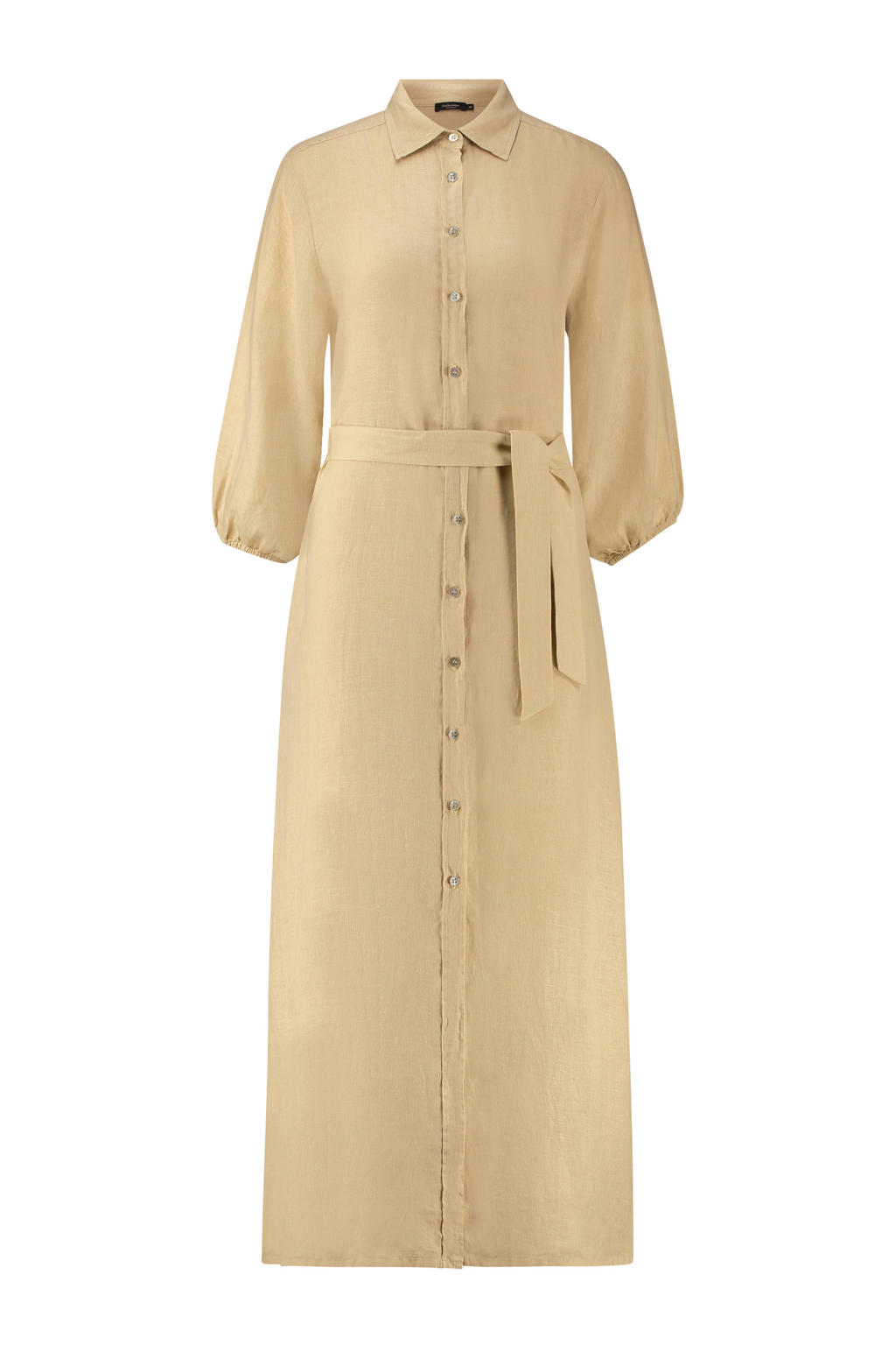 LD Moeiteloos Chic: Linnen maxi jurk met praktische zakken