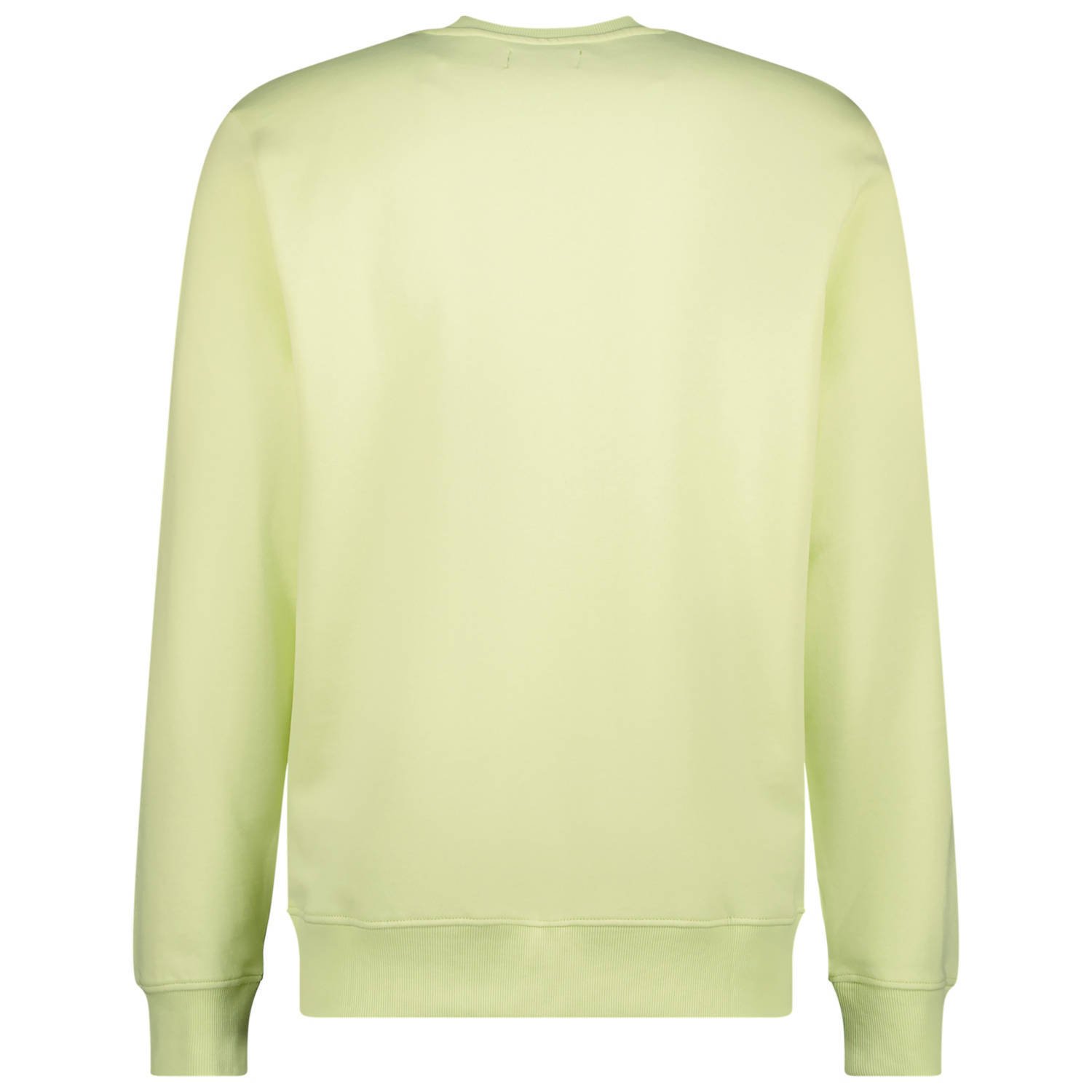 Raizzed sweater Napels met logo lime sand