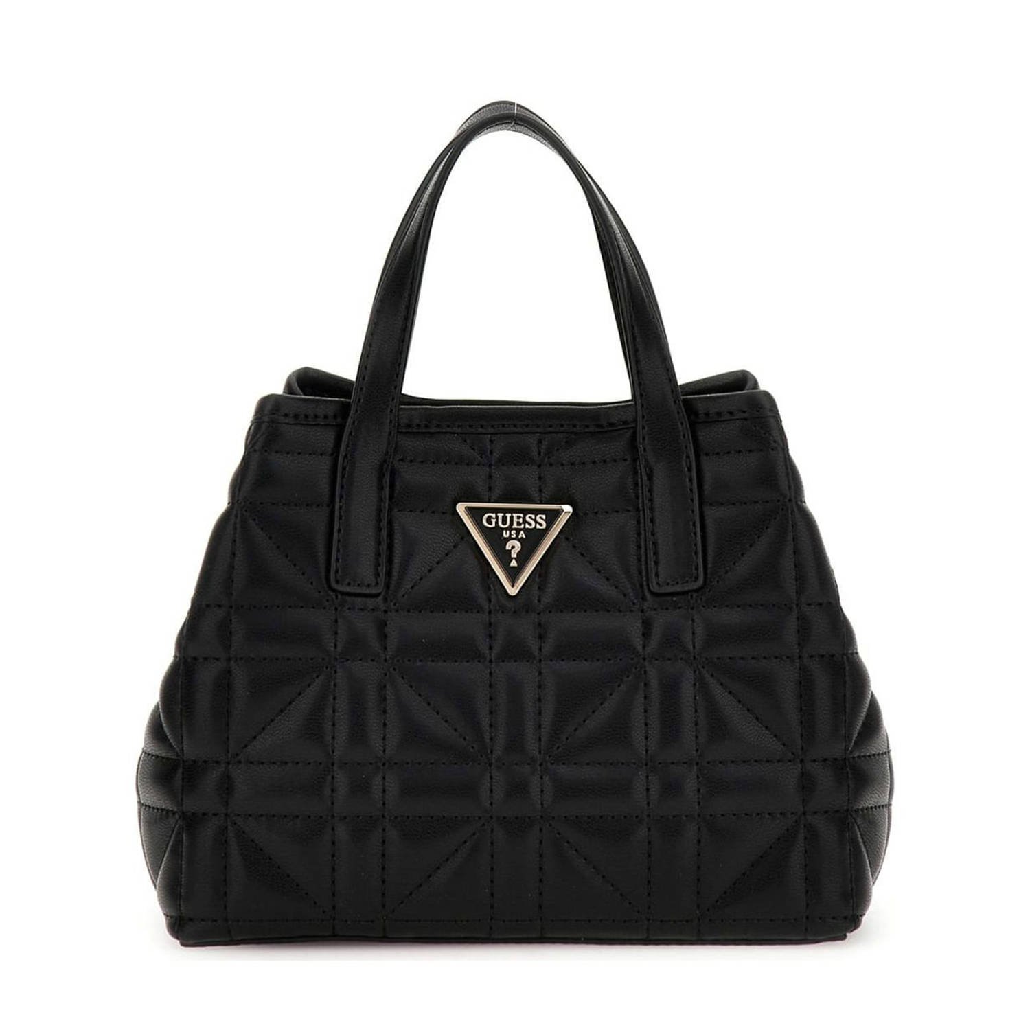 Guess Zwarte Schoudertas Elegant Veelzijdig Black Dames