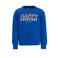 Anytime sweater met printopdruk blauw