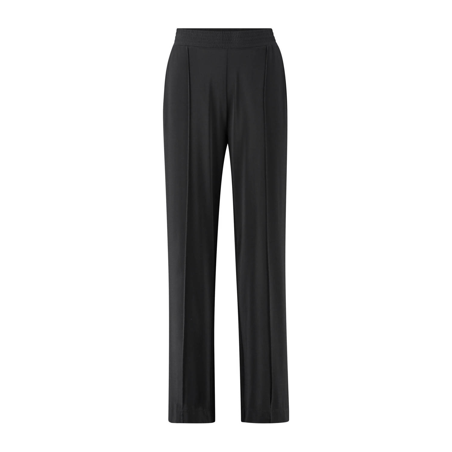 Claudia Sträter wide leg pantalon CS24-21523 zwart