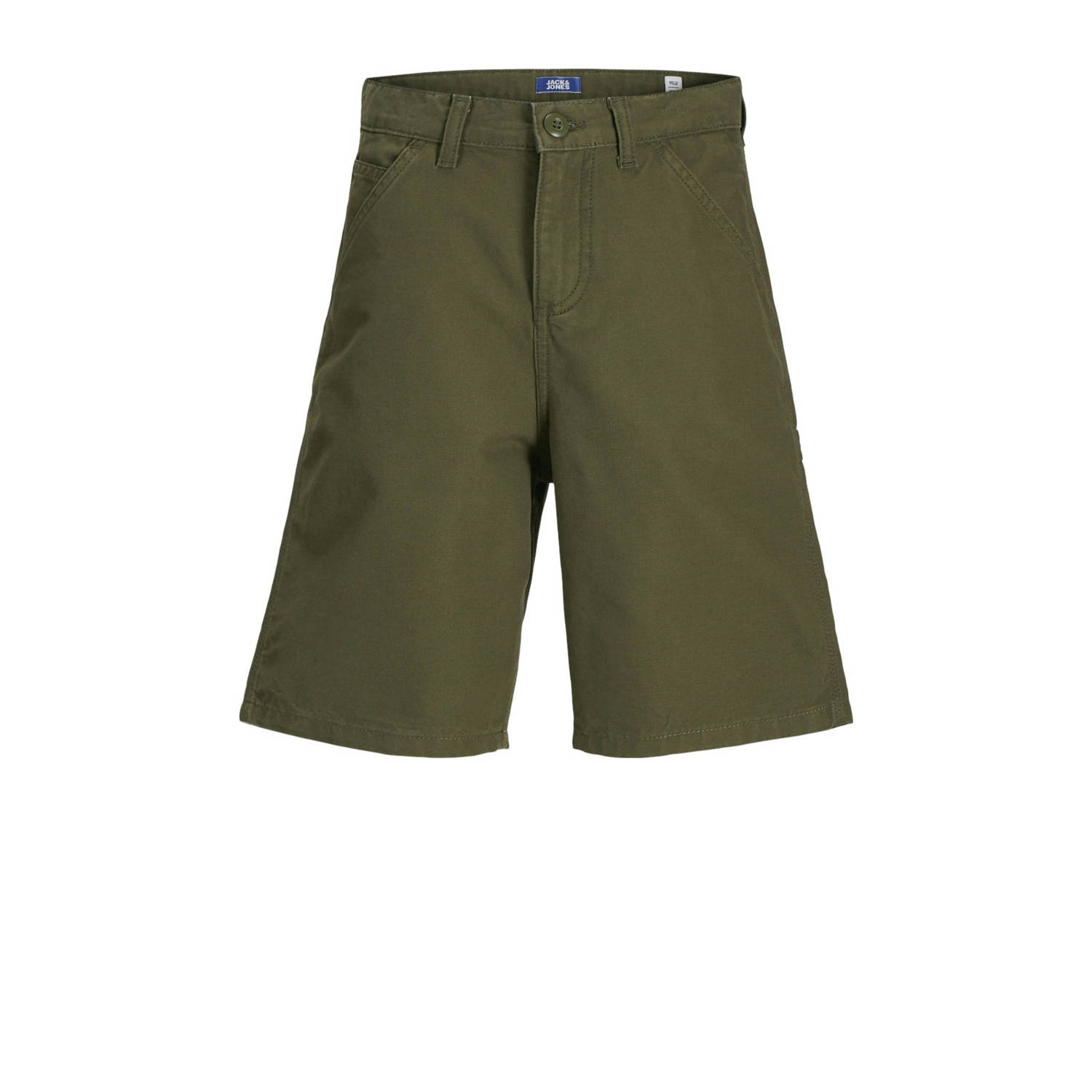 Jack & jones JUNIOR bermuda JJSTYD BARKLEY CARPENTER olijfgroen Korte broek Jongens Katoen 128