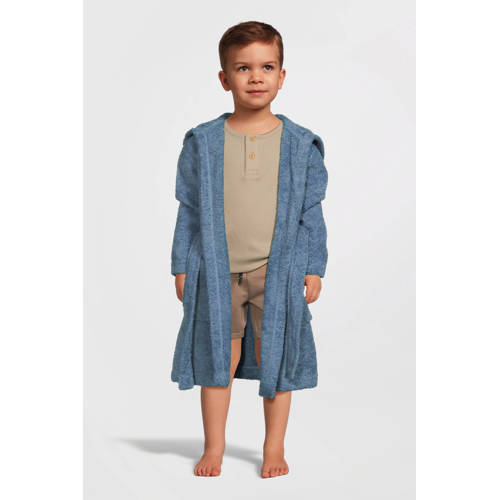 NOUS Kids kinder badstof badjas blauw afbeelding