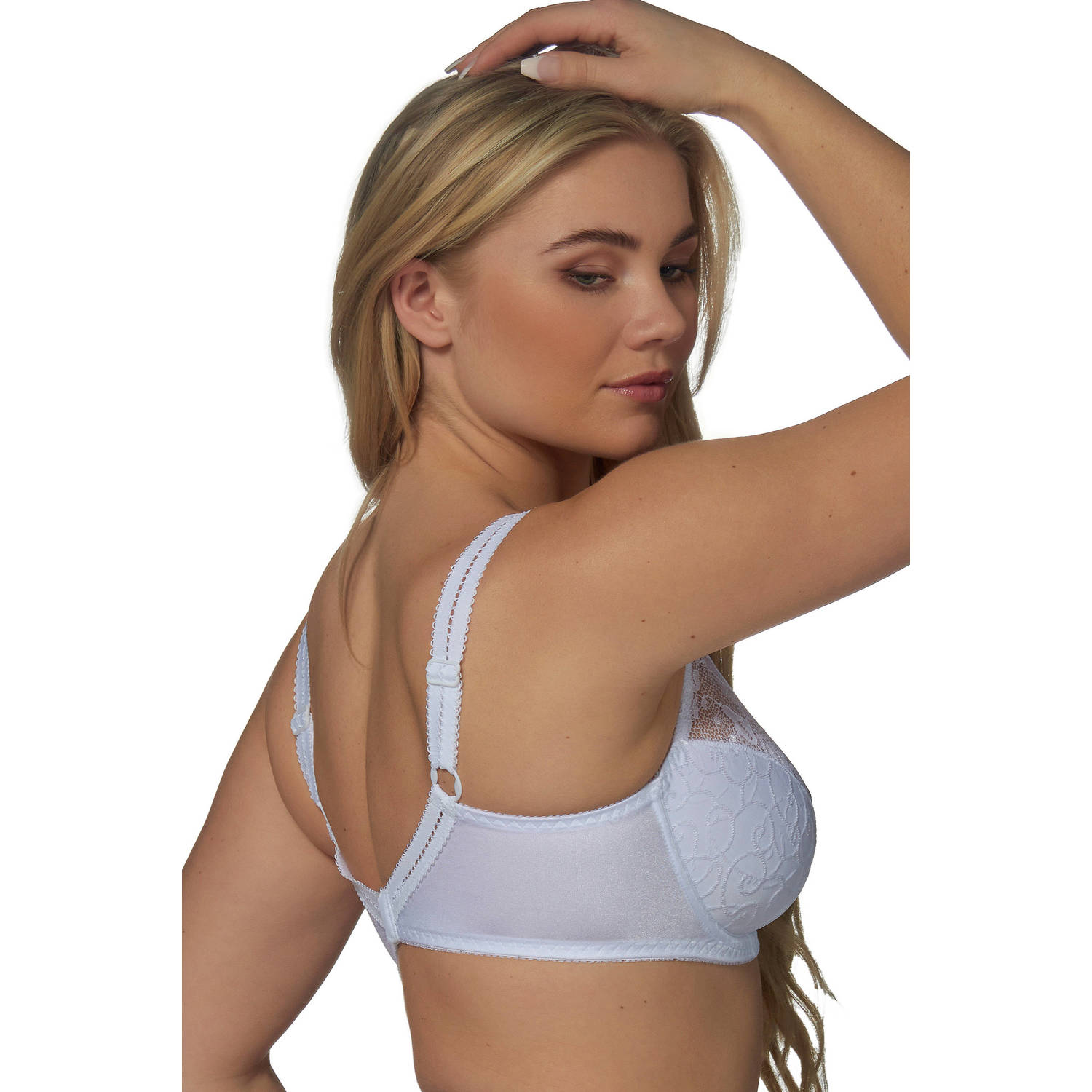 Elbrina niet-voorgevormde beugelbh Lace wit