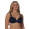 Elbrina voorgevormde T-shirt-bh met beugel Spacer donkerblauw