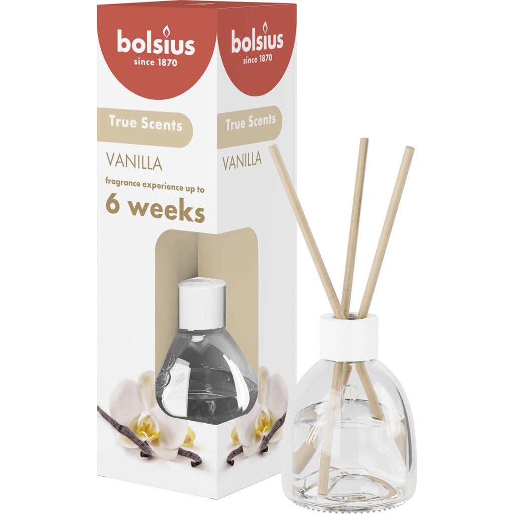 Bolsius geurstokjes True Scents - Vanille - 60 ml