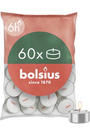 waxinelichtjes (6 branduren) (zak van 60)