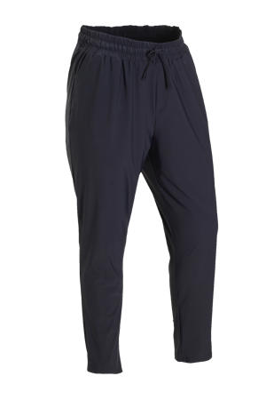 travel slim fit broek donkerblauw