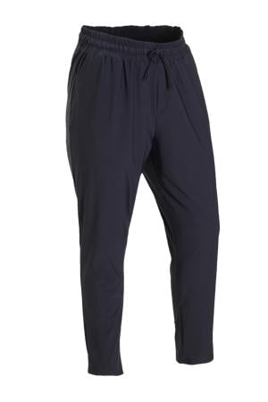 travel slim fit broek donkerblauw