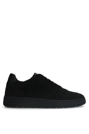 suède sneakers zwart