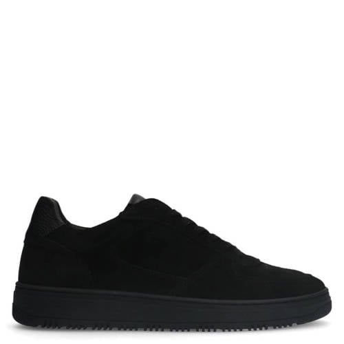 Manfield suède sneakers zwart afbeelding